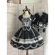 Miss Point Plaid Petal Rabbit Mini Sleeve One Piece(Reservation/2 Colours/Full Payment Without Shipping)